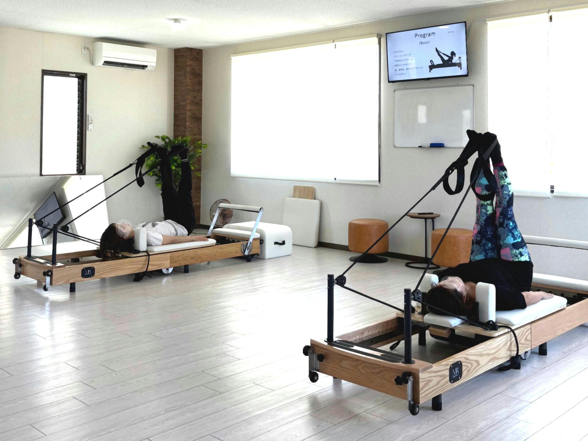 ペアでのマシンピラティス（2名） 豊岡市のピラティススタジオ　ef