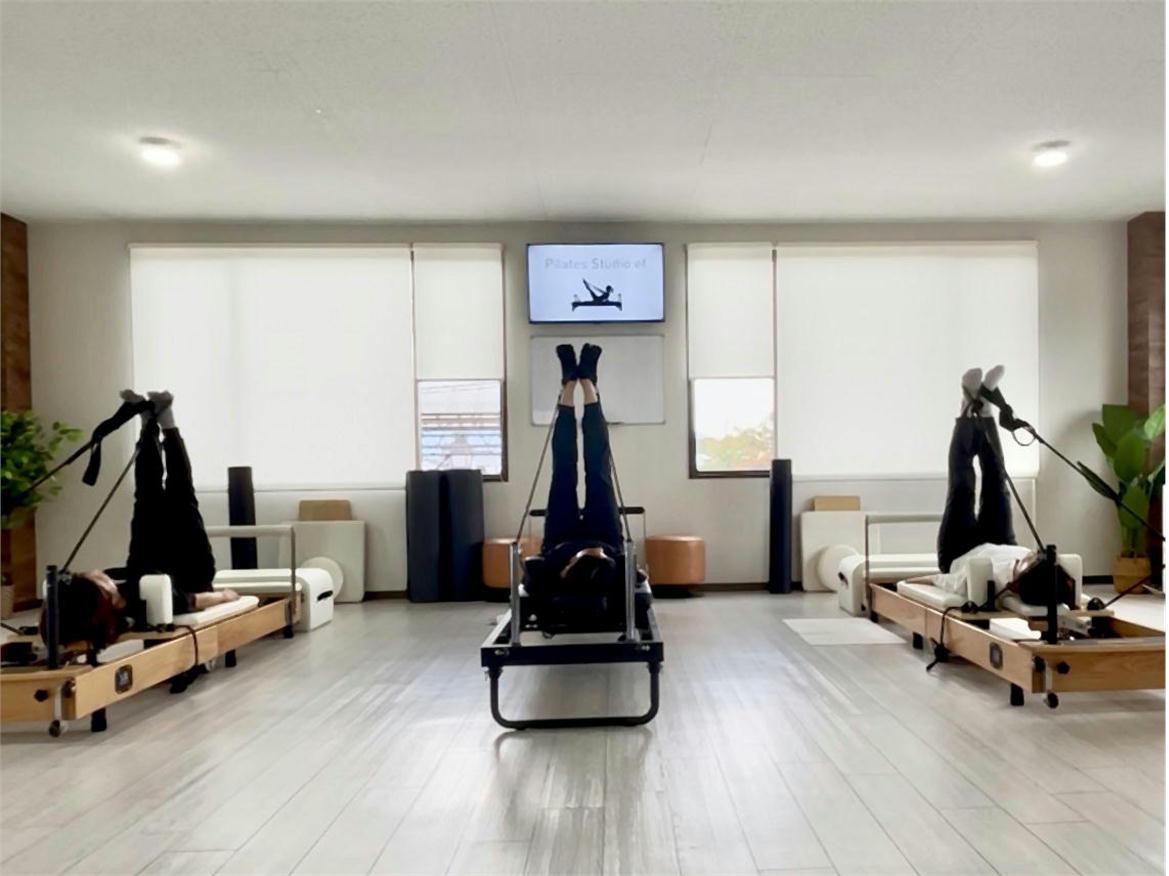 豊岡市のマシンピラティススタジオef(エフ）　レッスンの様子